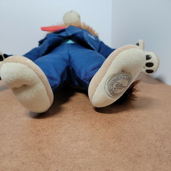 Genuine Original DISNEY Store Stuffed LION in 2pc Navy Suit 17" Plush - Picture 6 of 7